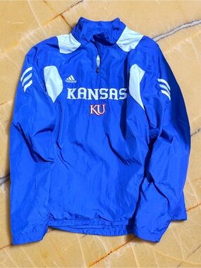 Kansas University Adidas Windbreaker
